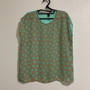 Hello Kitty Forever 21 Top in Turquoise